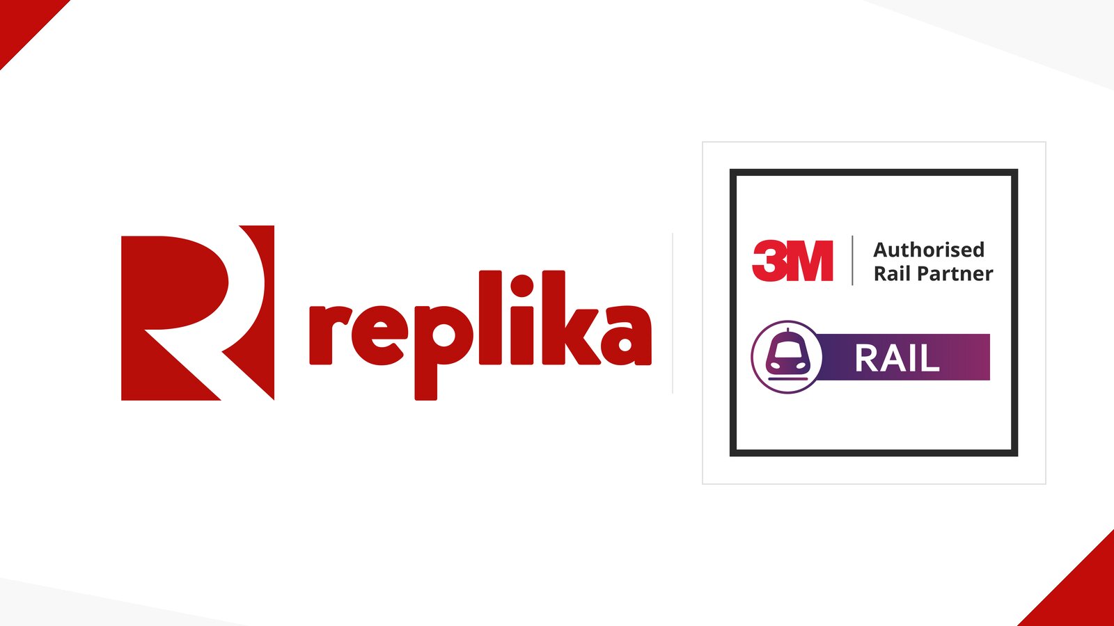 Replika z certyfikatem 3M Authorised Rail Partner